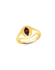 Birthstone Signet Ring