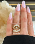Crystal Tiara Baguette Ring