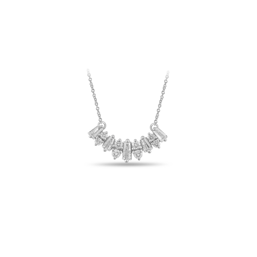 Crystal Crown Necklace