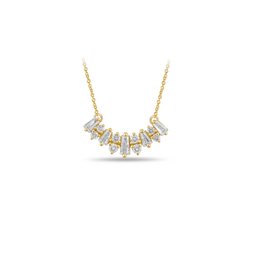 Crystal Crown Necklace