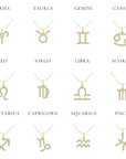 Star Sign Charm Necklace