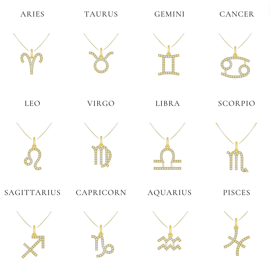Star Sign Charm Necklace