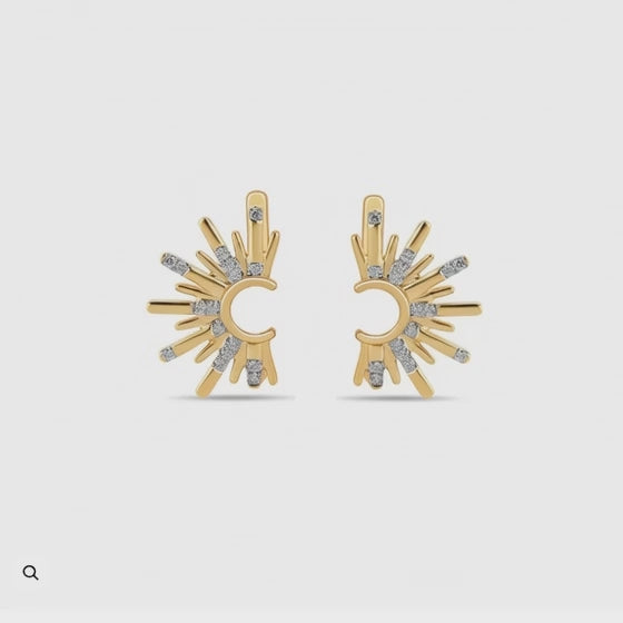 Sunray Stud Earrings